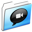 iChat Folder (smooth) icon